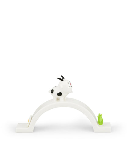 Signorina Due Cornetti Christmas Figurine in Porcelain | ALESSI