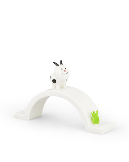 Signorina Due Cornetti Christmas Figurine in Porcelain | ALESSI