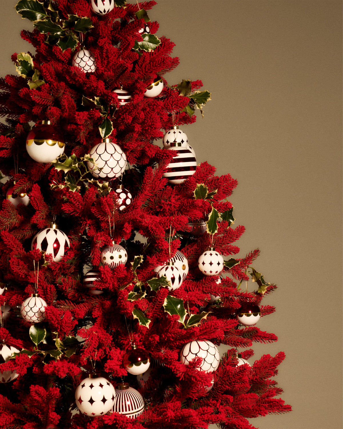 Delight: Set of 2 blown glass Christmas baubles | ALESSI