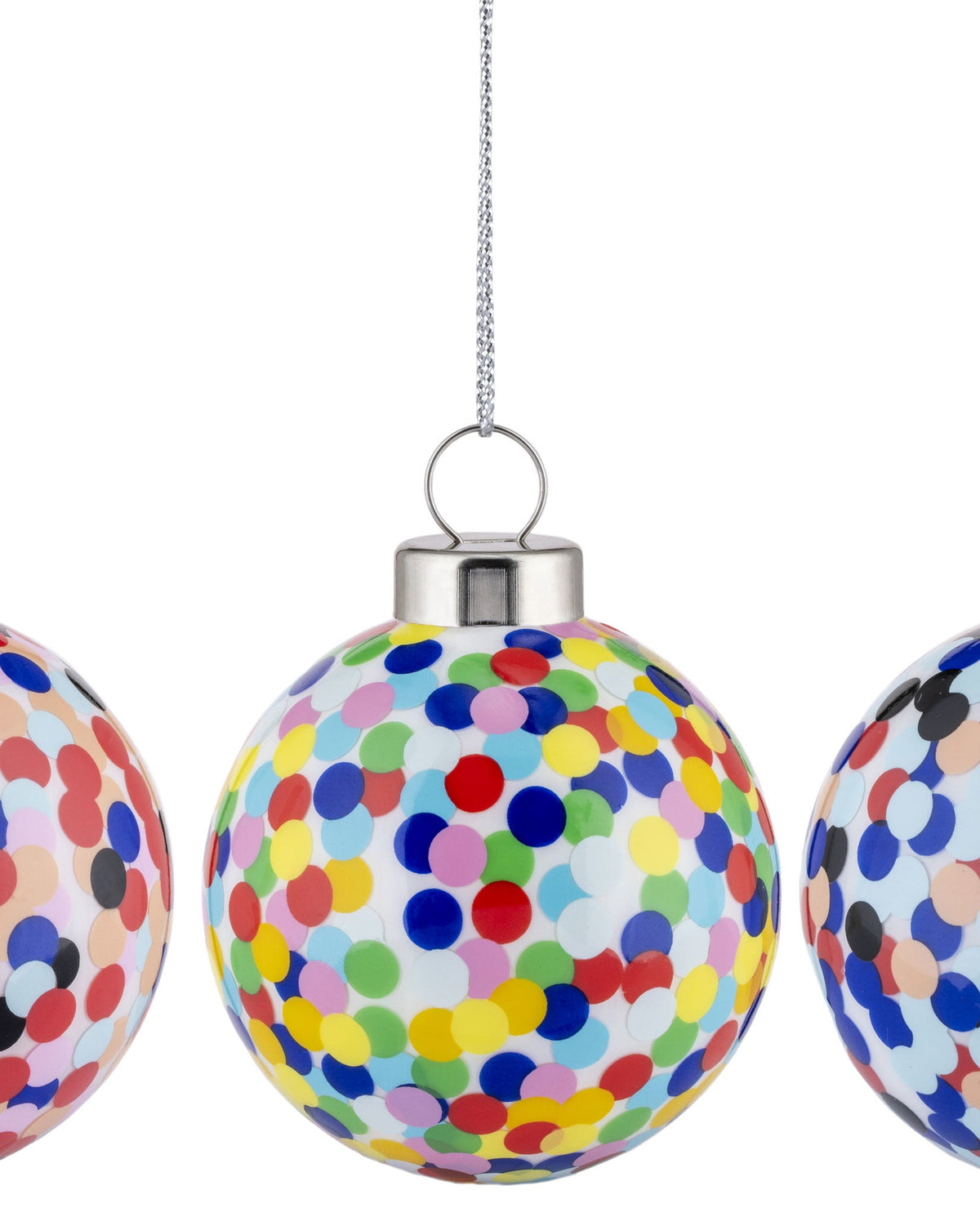 Proust Set of 3 Christmas baubles By Alessandro Mendini | ALESSI