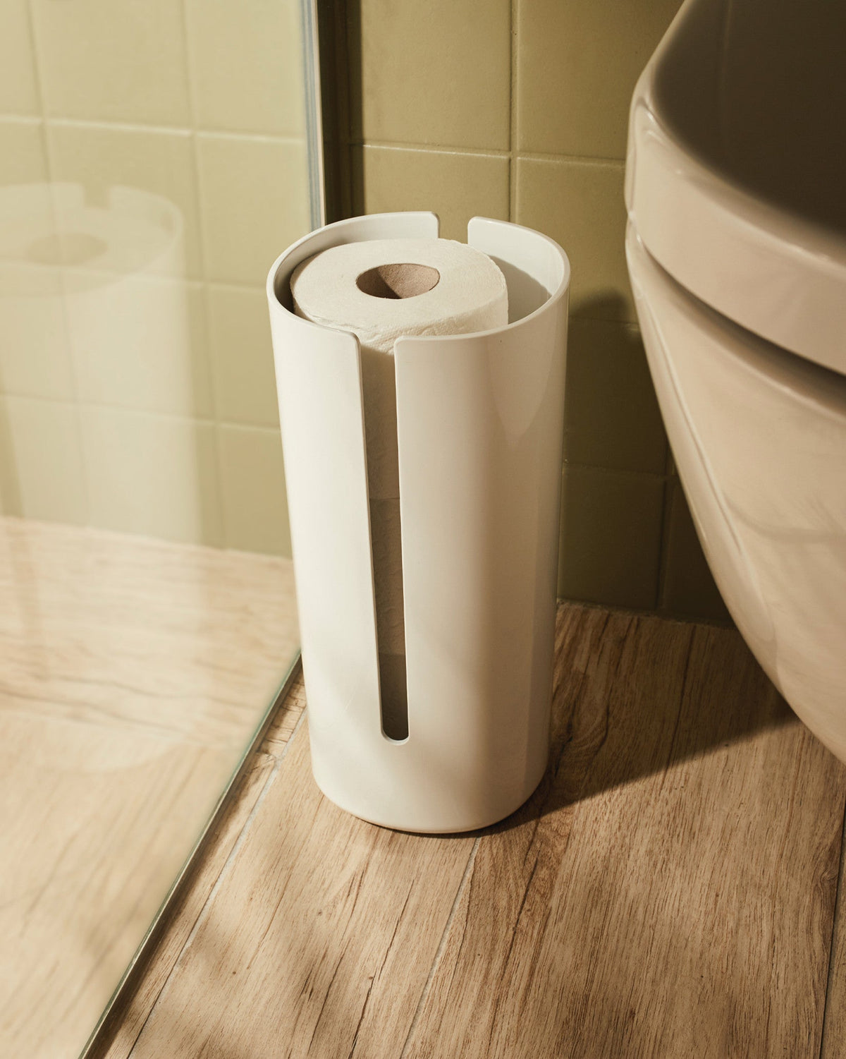 Birillo Toilet Paper Roll Container By Piero Lissoni | ALESSI