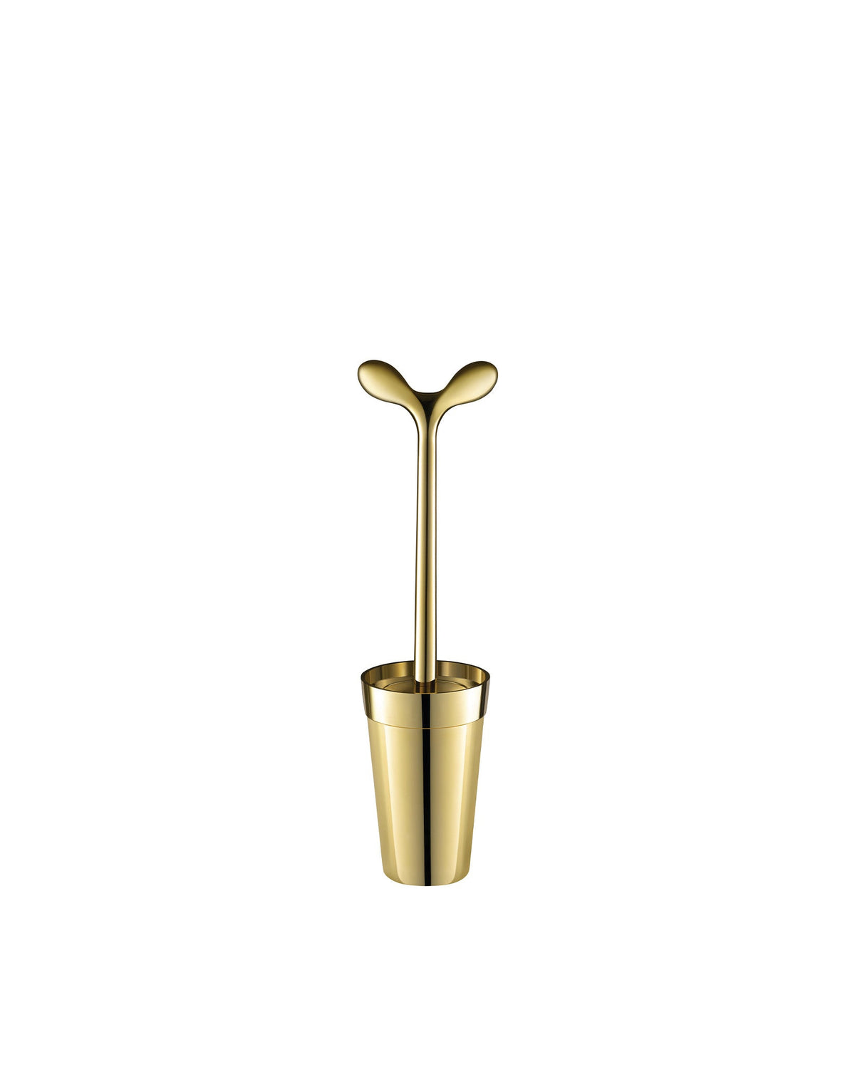 Merdolino Gold: Toilet brush by Stefano Giovannoni | ALESSI