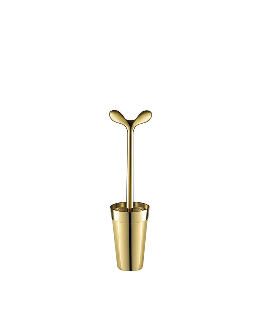 Merdolino Gold: Toilet brush by Stefano Giovannoni | ALESSI