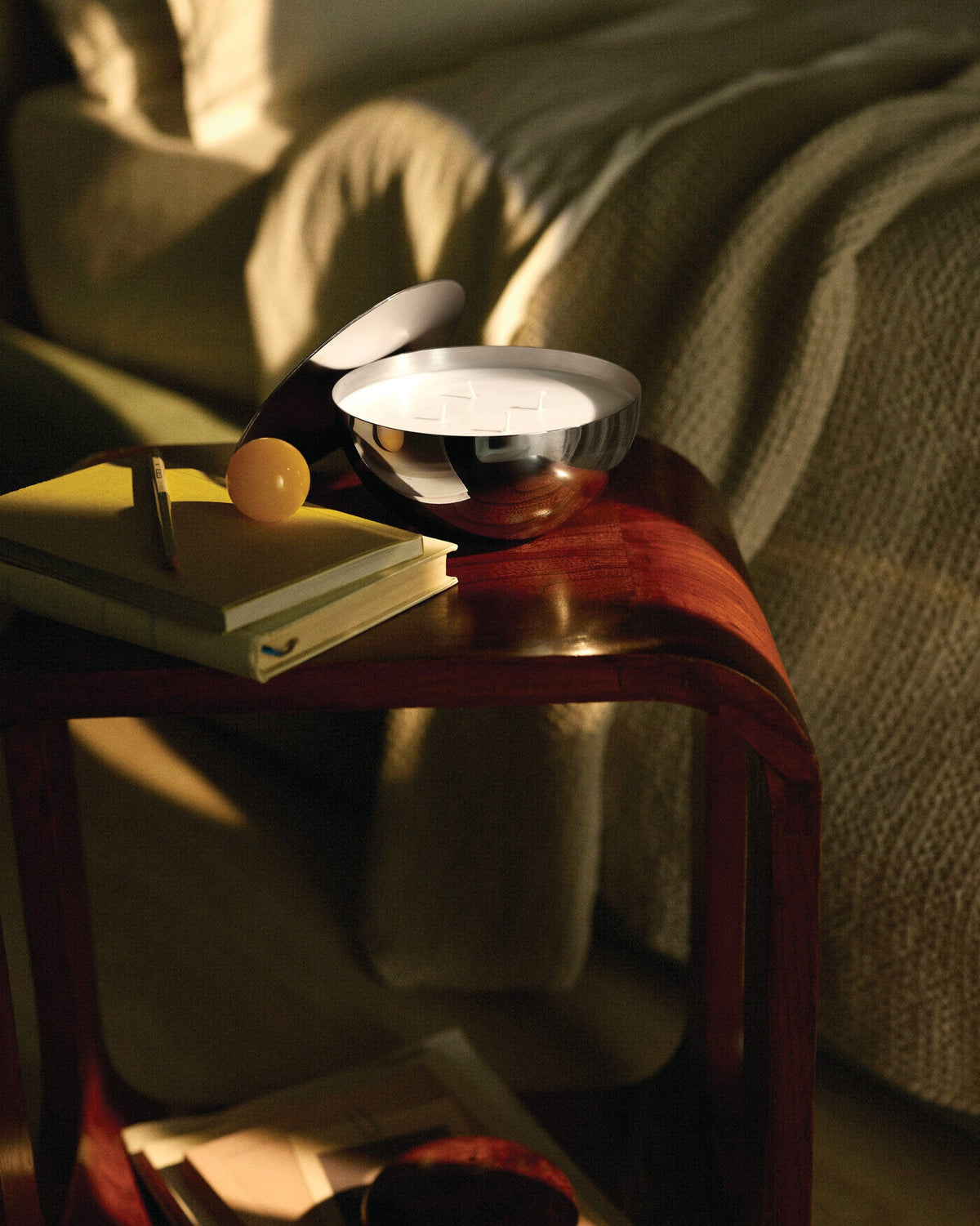 Rocc: Candle by Michael Anastassiades - 4 Waxed Wicks | ALESSI