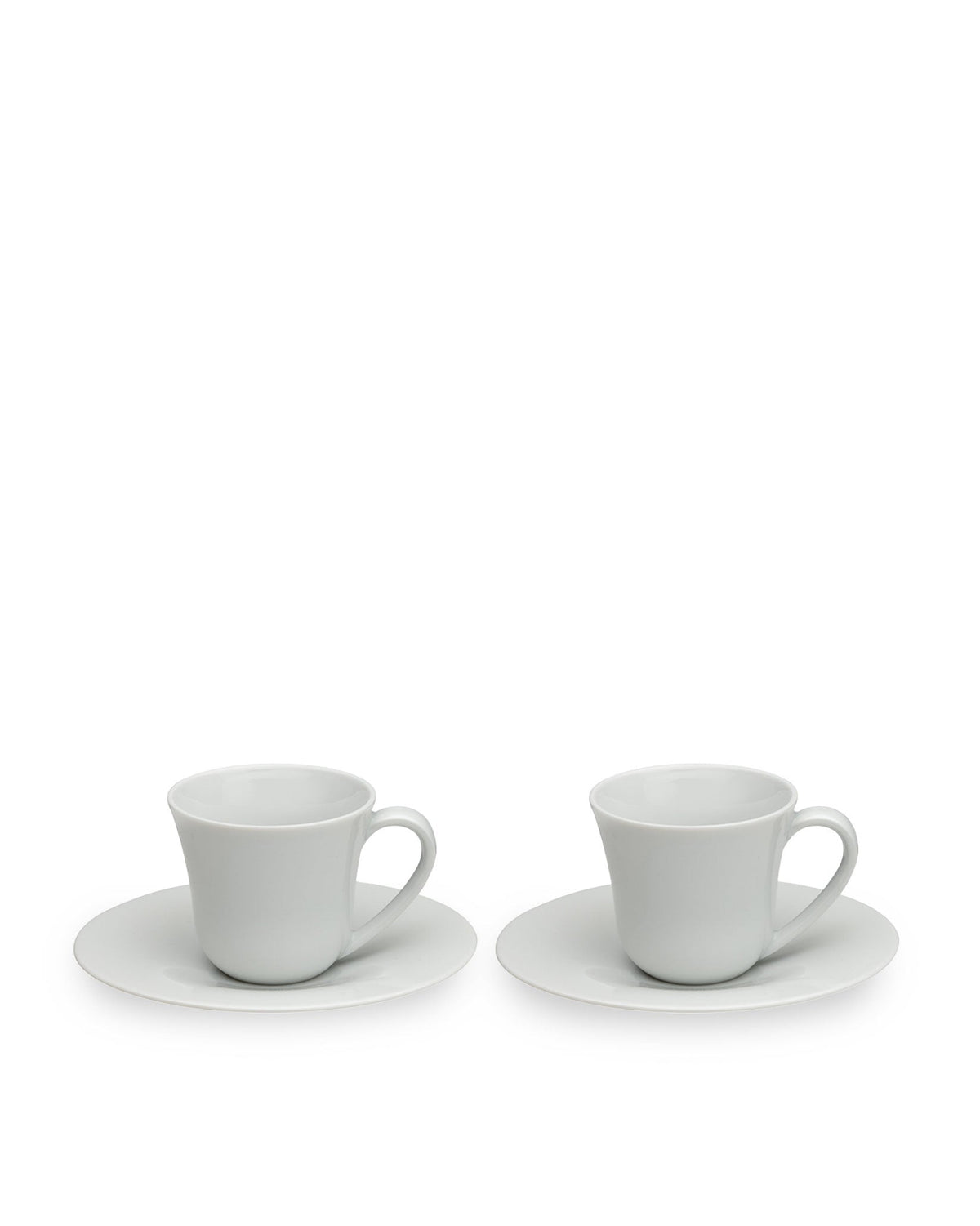 KU - Set of two coffee cups with saucers | ALESSI