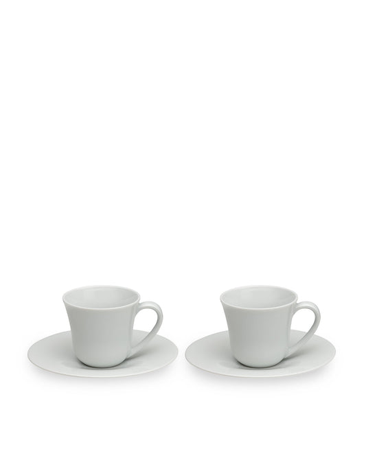 KU - Set of two coffee cups with saucers | ALESSI