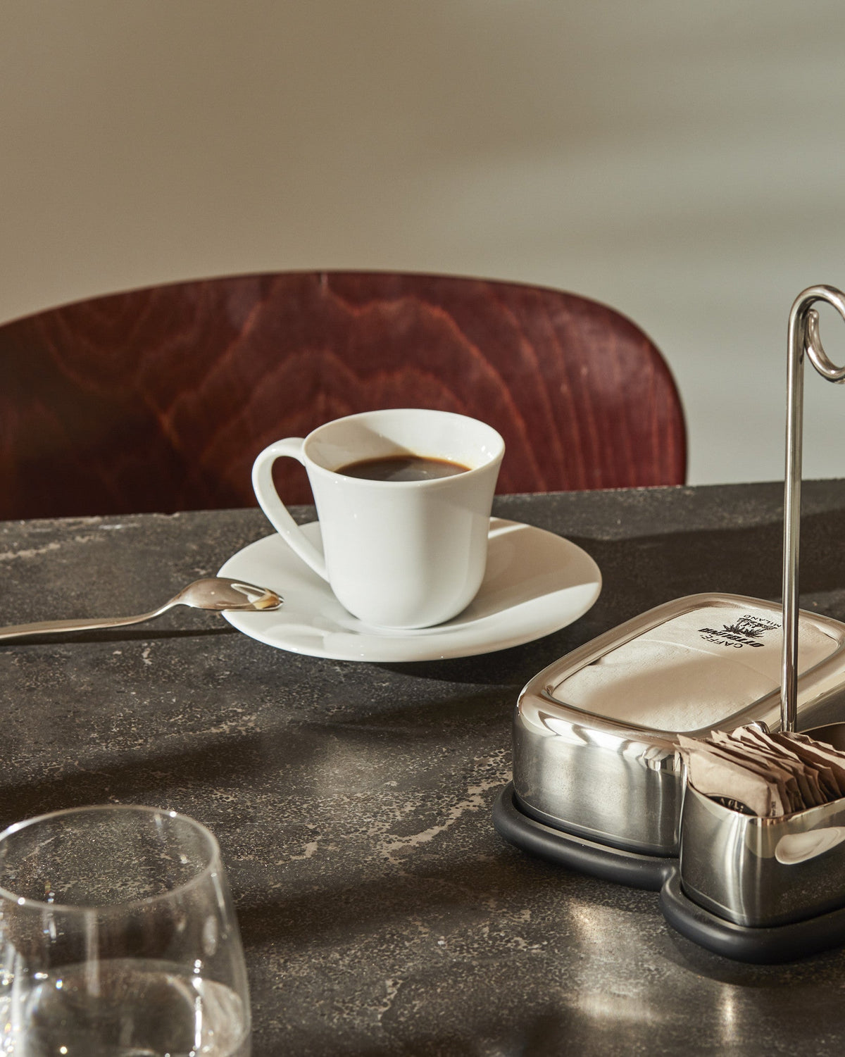 KU - Set of two coffee cups with saucers | ALESSI