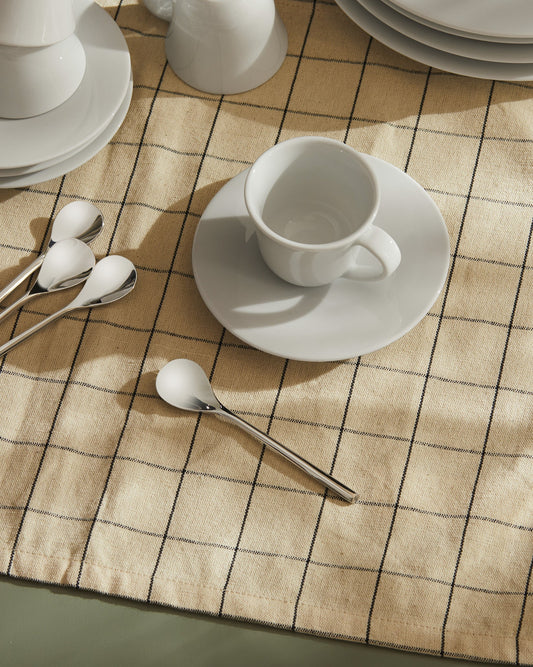 KU - Set of two mocha cups with saucers | ALESSI