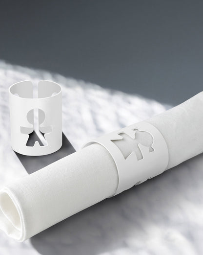 Girotondo - Set of 2 napkin rings | ALESSI