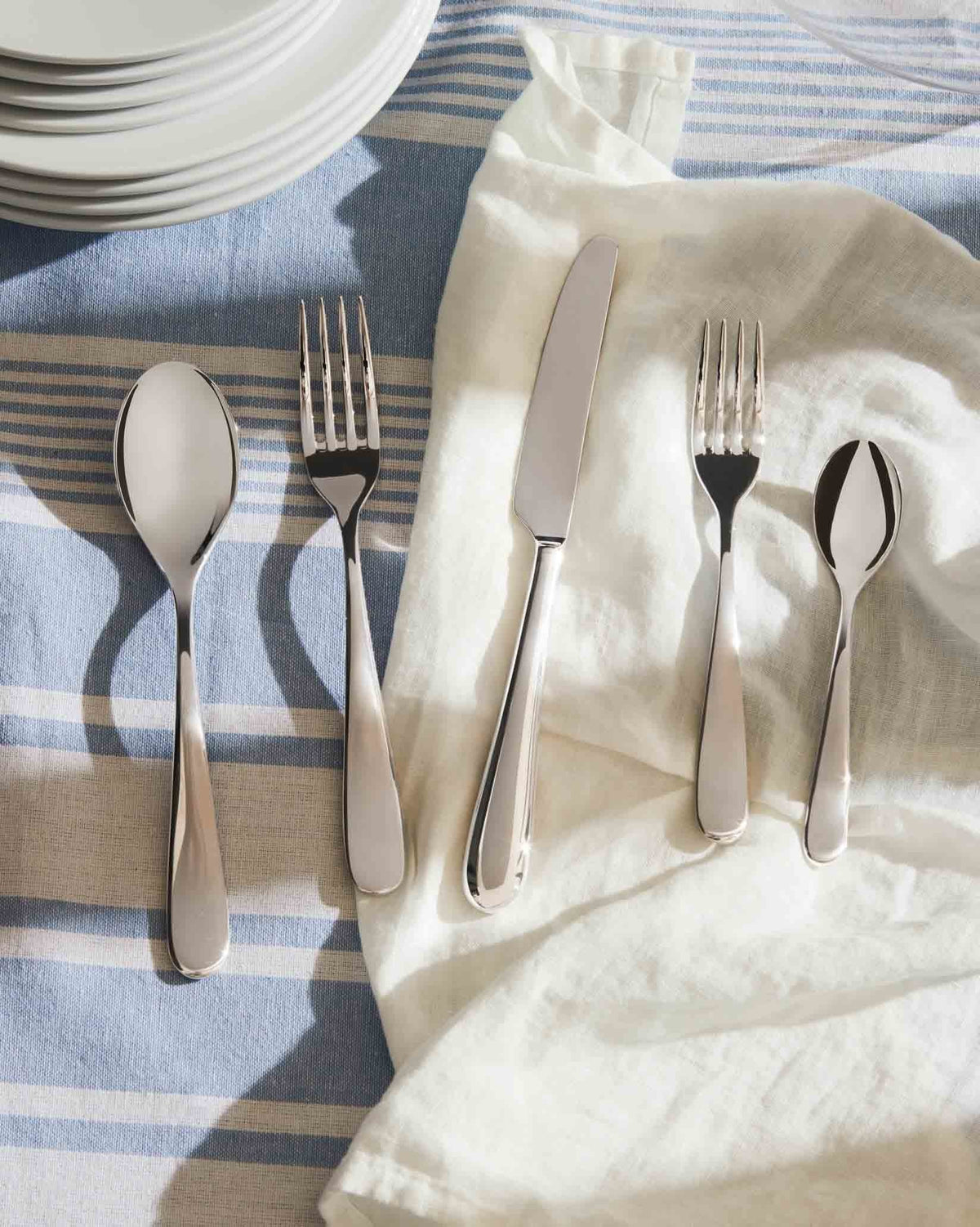 Nuovo Milano Table Spoon - 6 Pieces | ALESSI