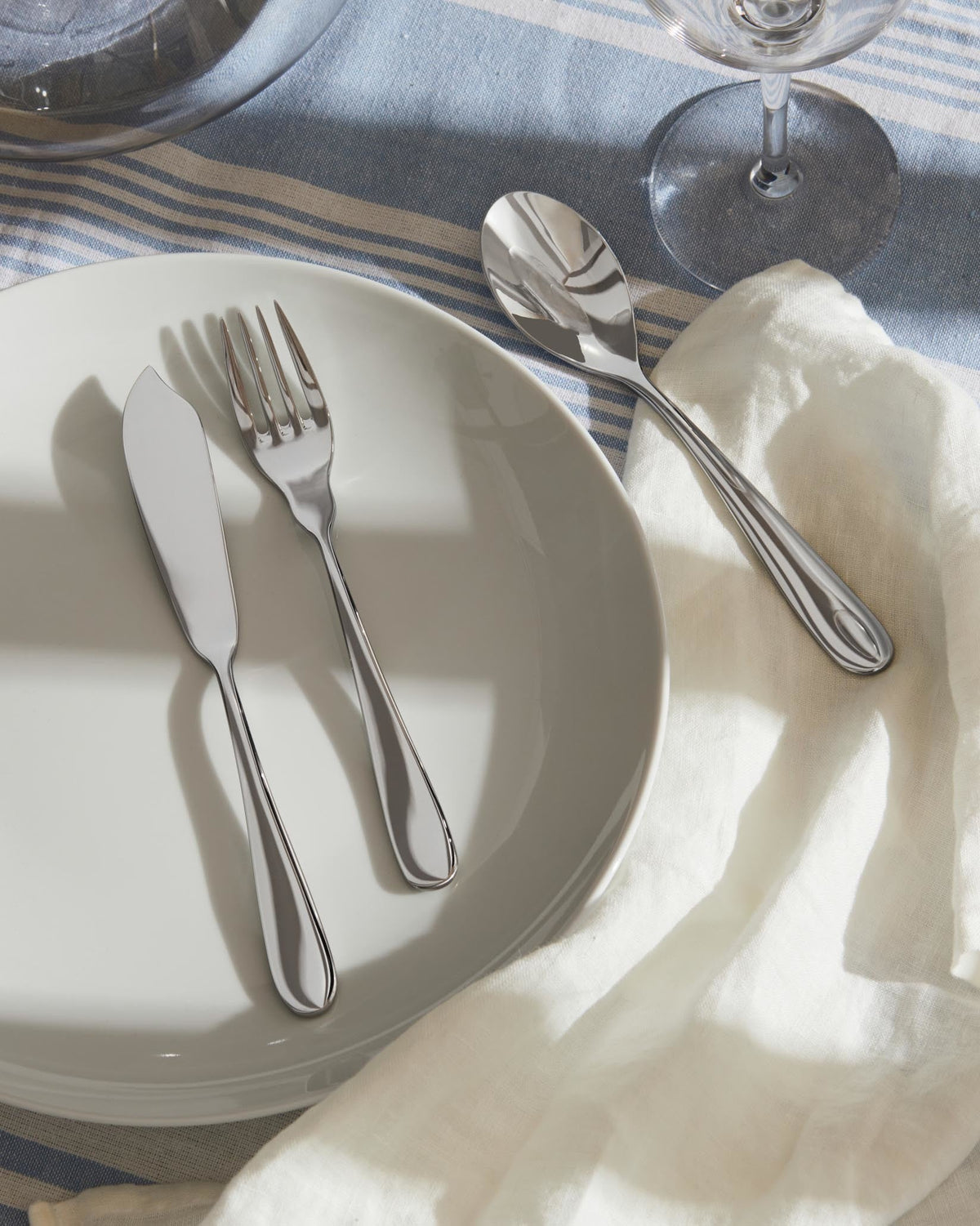 Nuovo Milano Fish Fork - 6 Pieces | ALESSI