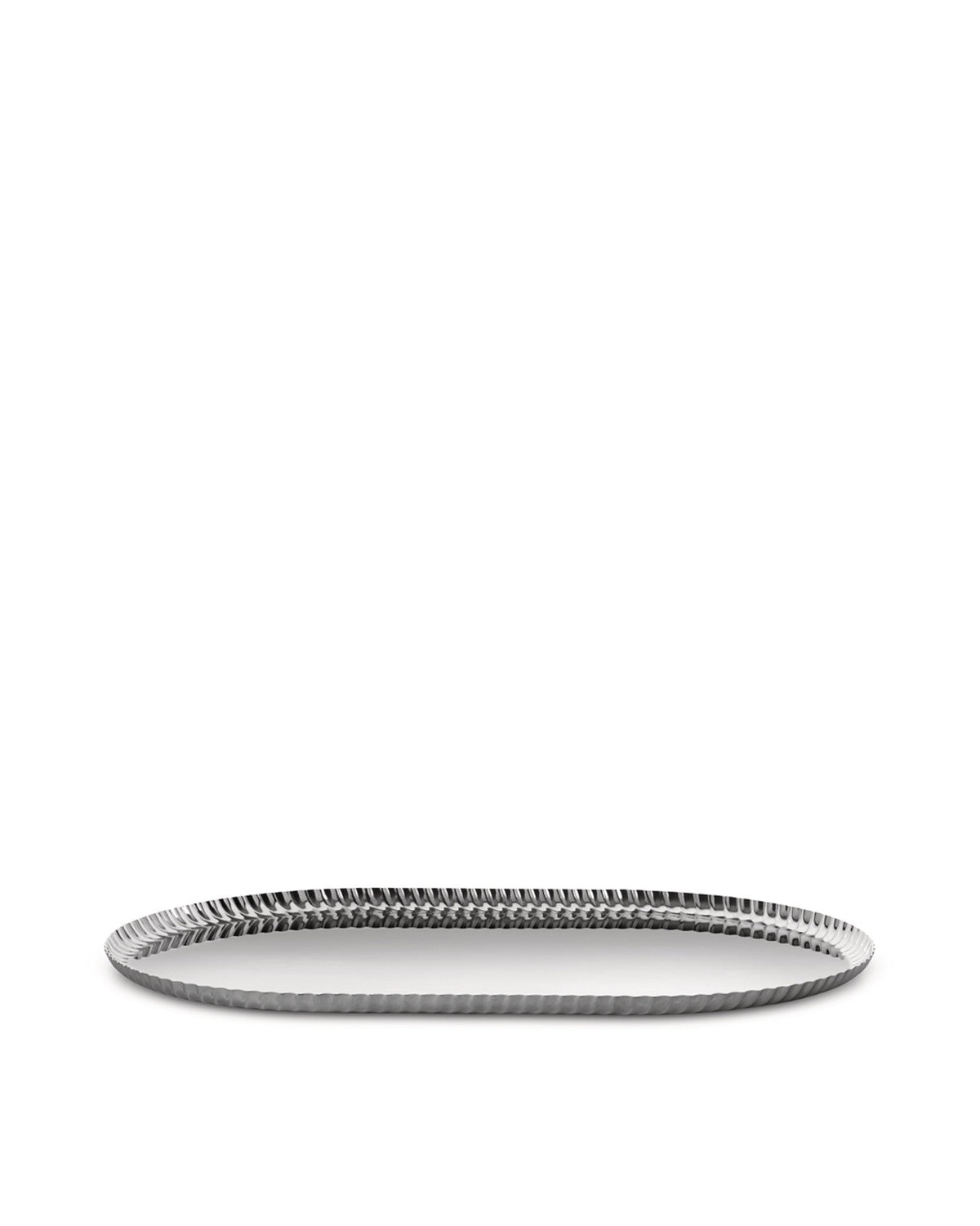 Pleats: Tray in stainless steel by Jin Kuramoto | ALESSI