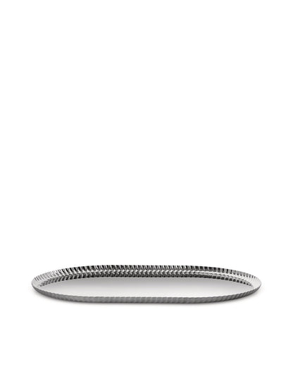 Pleats: Tray in stainless steel by Jin Kuramoto | ALESSI