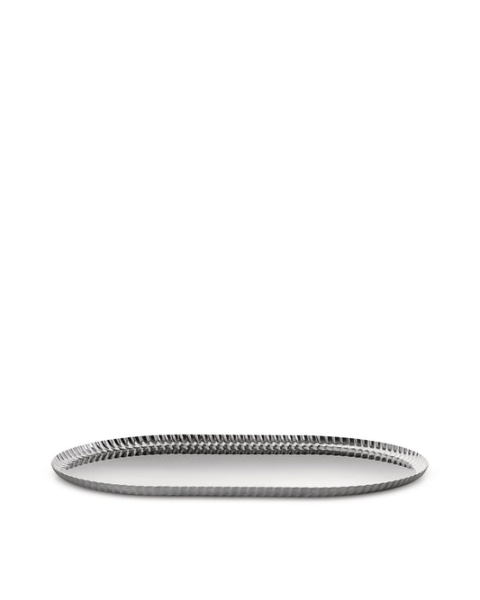 Pleats: Tray in stainless steel by Jin Kuramoto | ALESSI