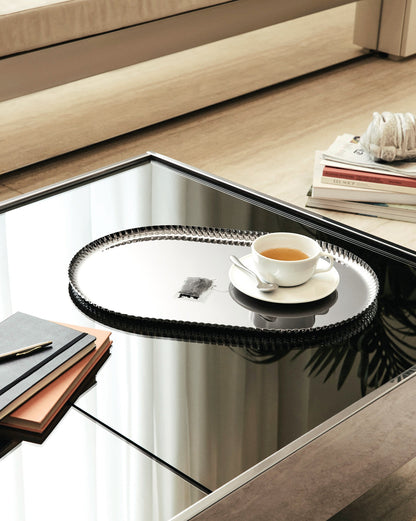 Pleats: Tray in stainless steel by Jin Kuramoto | ALESSI