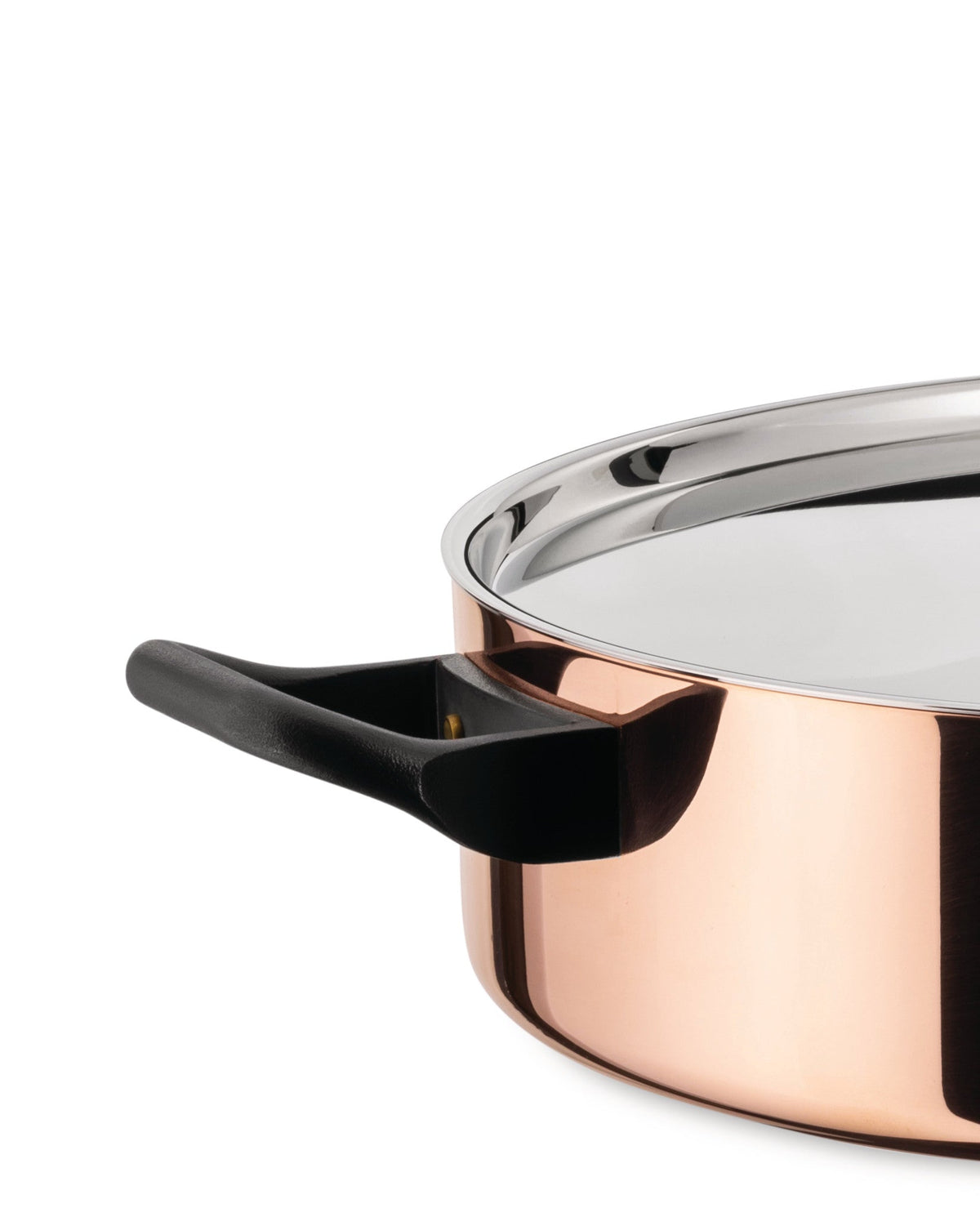 La Cintura Di Orione Low Casserole Two Handles By Richard Sapper | ALESSI