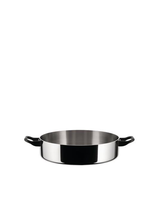 La Cintura Di Orione Two Handles Low Casserole By Richard Sapper | ALESSI
