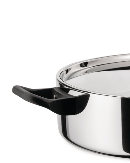 La Cintura Di Orione Two Handles Low Casserole By Richard Sapper | ALESSI