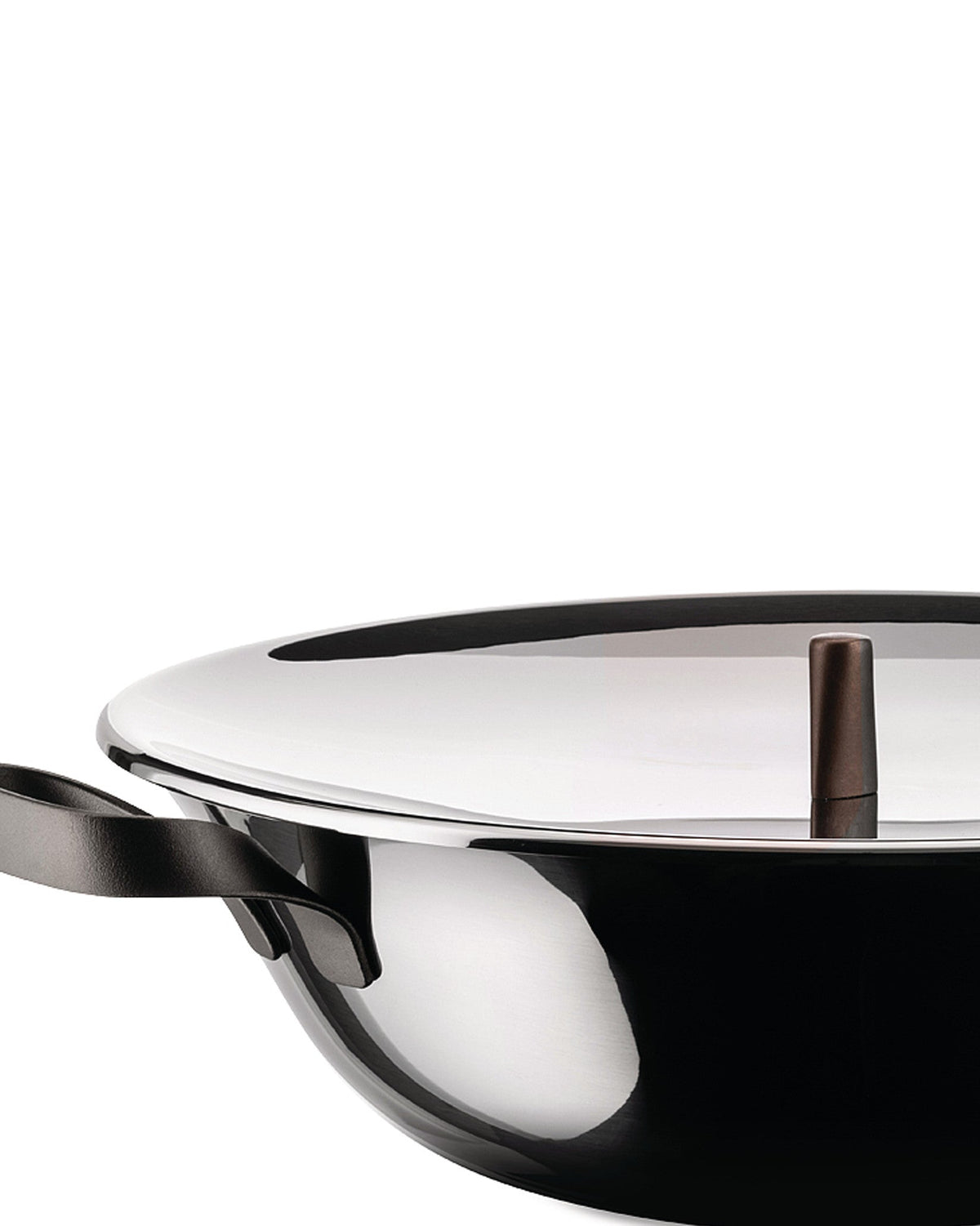 Edo Wok With Lid In Stainless Steel | ALESSI