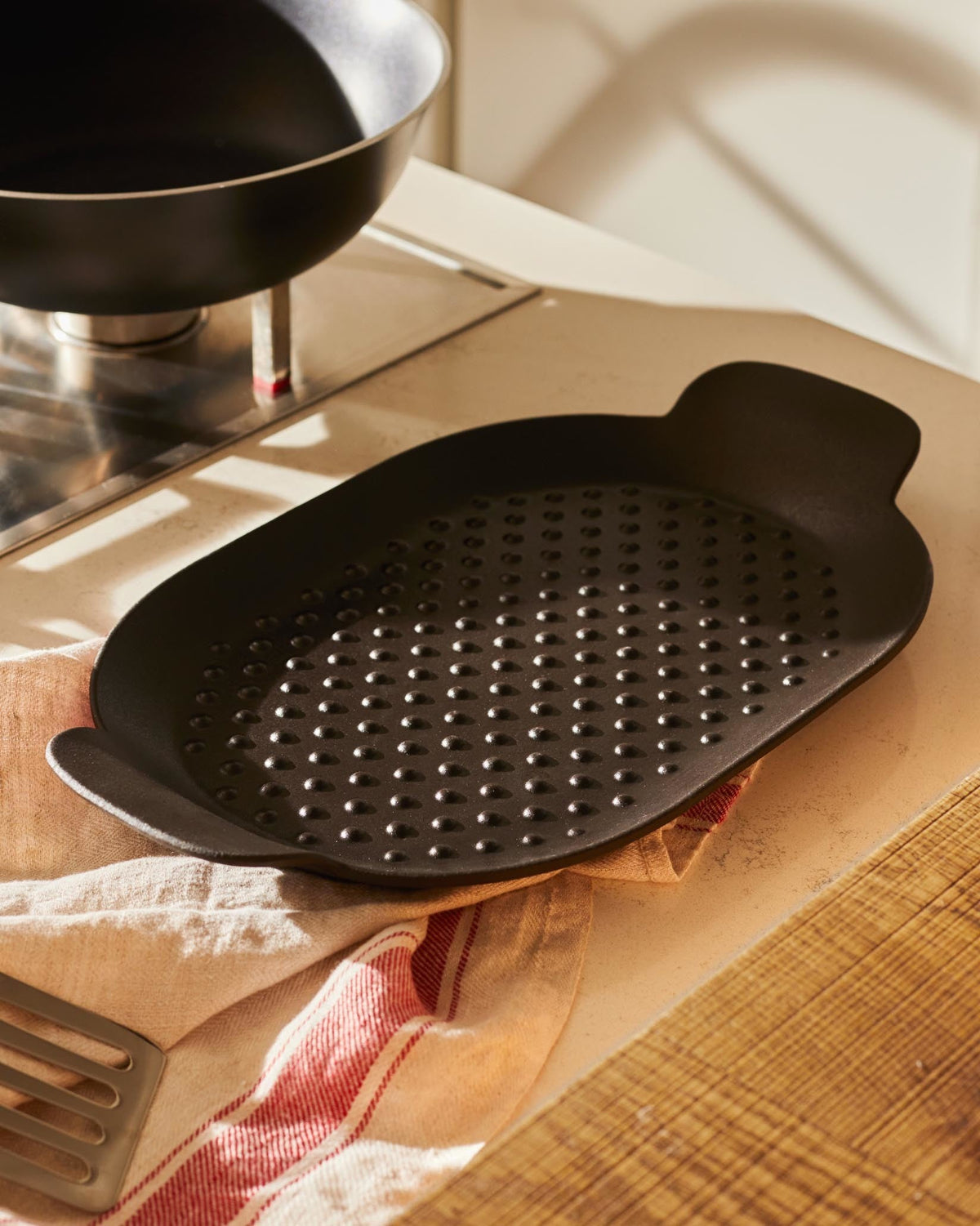 Edo Grill Pan In Cast-Iron | ALESSI