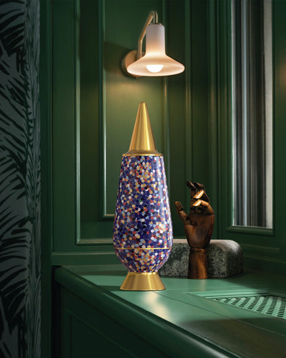 100% make-up Proust: Vase with lid by Alessandro Mendini | ALESSI