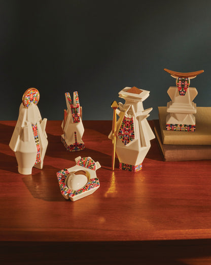 Holyhedrics Cow figurine By Elena Salmistraro | ALESSI