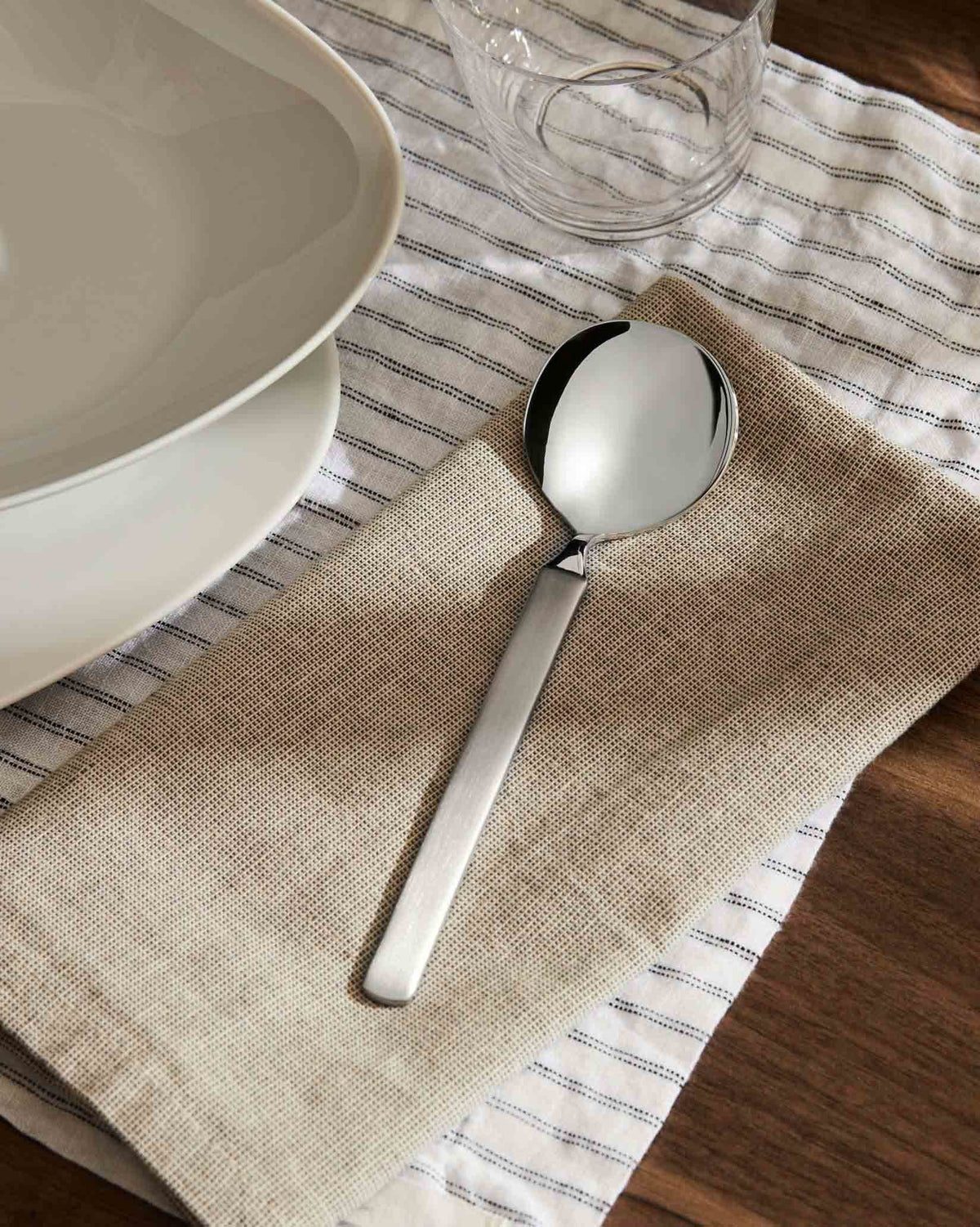 Dry Soup Spoon - 6 Pieces | ALESSI