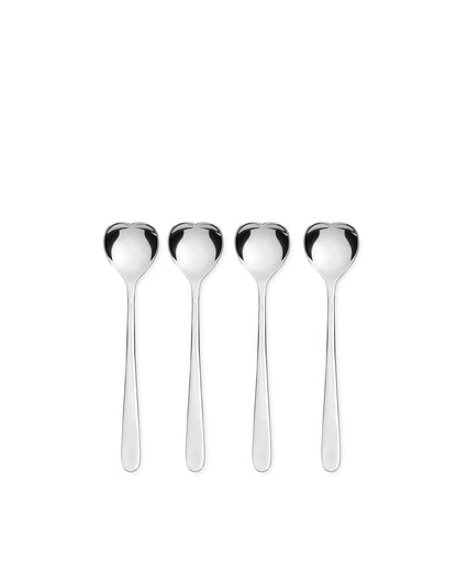 Big Love Set Of 4 Ice Cream Spoons | ALESSI