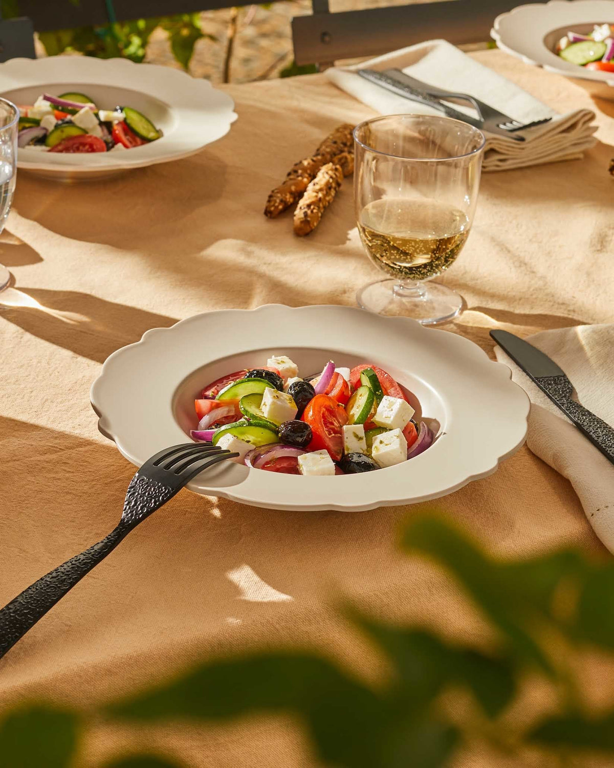 Dressed en plein air: Soup bowl 4 pieces | ALESSI