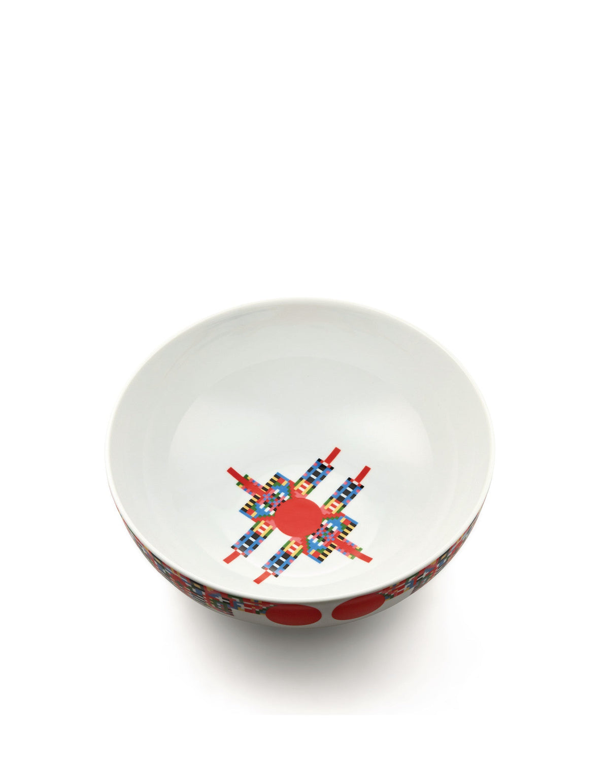Holyhedrics: Pastry and nut bowl in decorated porcelain | ALESSI