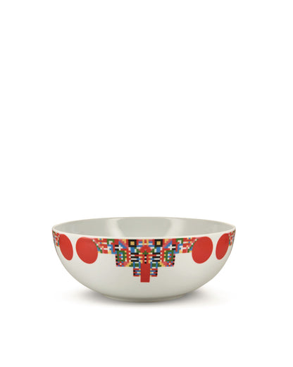 Holyhedrics: Pastry and nut bowl in decorated porcelain | ALESSI