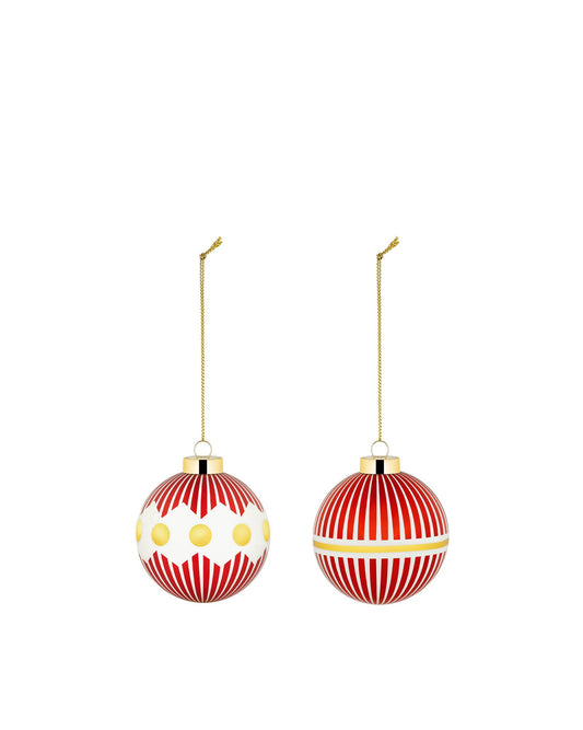 Delight Set of 2 Christmas baubles Designed By Nika Zupanc | ALESSI