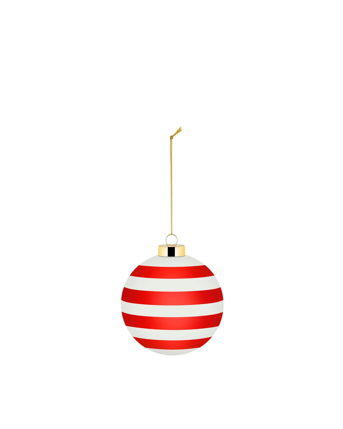 Delight Christmas bauble White, Red & Gold By Nika Zupanc | ALESSI