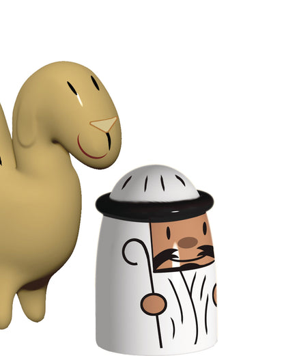 Amir & Camelus Set of 2 Christmas Figurines | ALESSI