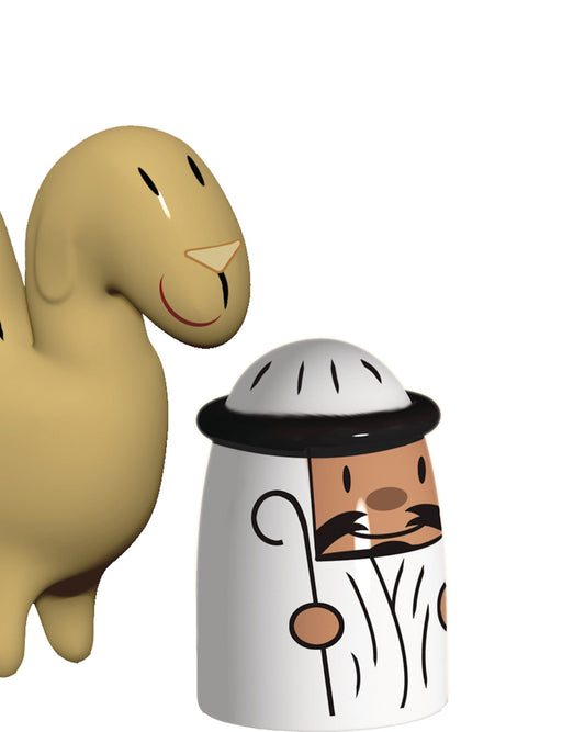 Amir & Camelus Set of 2 Christmas Figurines | ALESSI