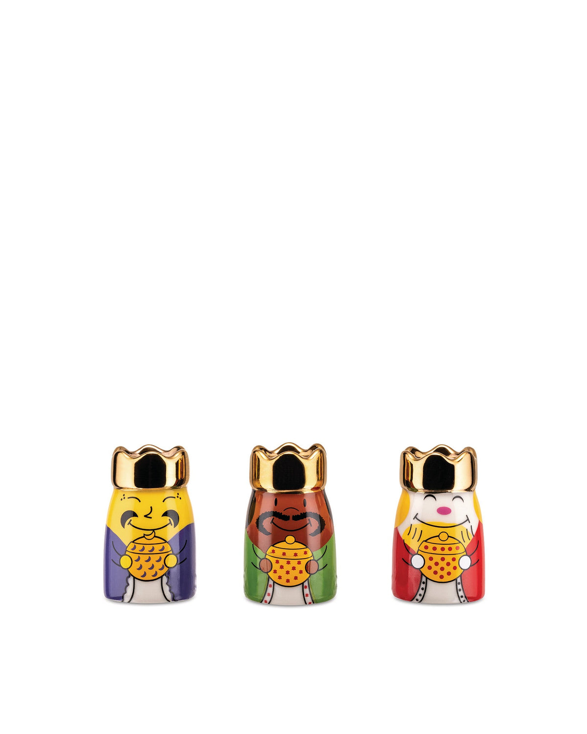 Re Magi Set of 3 figurines By LPWK & Massimo Giacon | ALESSI