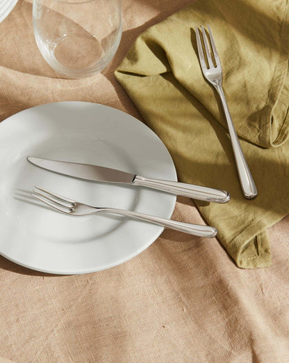 Caccia Dessert Fork - 6 Pieces | ALESSI